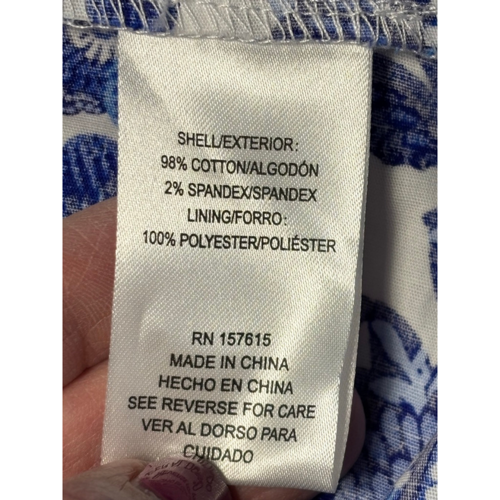 NWOT Joie Spring Blue Floral Strappy Mini Fit n' Flare Dress w/Belt Size 10 - Picture 7 of 9